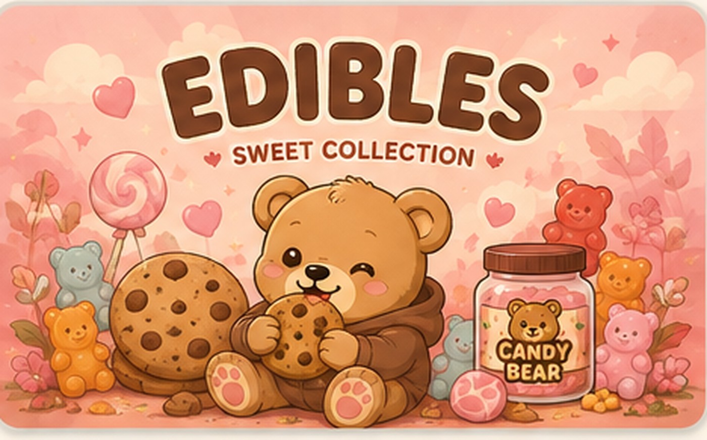 Candy Bear Edibles Collection banner